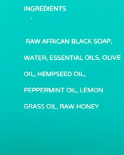Load image into Gallery viewer, Black soap shampoo